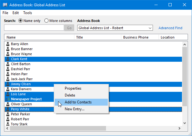 locate offline address book for outlook 365 on mac