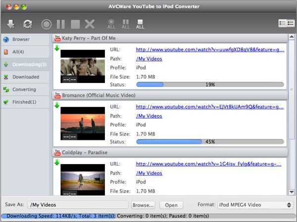 convert movies for ipod mac