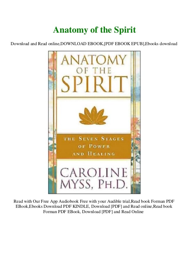 anatomy of the spirit free ebook download